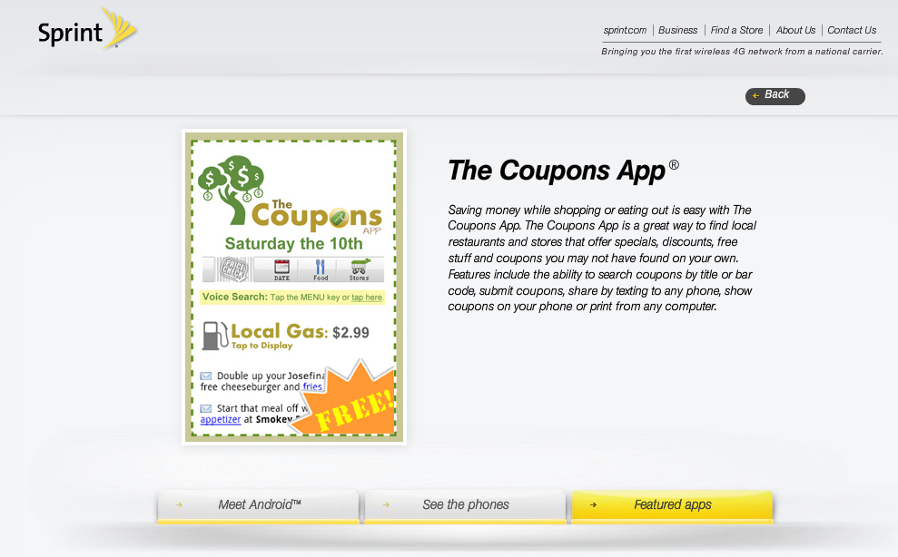 Sprint coupon or promo code